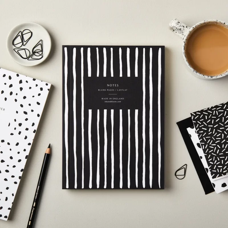 Notebook stripes